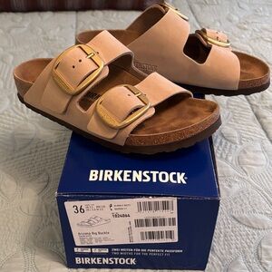 Birkenstock Arizona Big Buckle in Sandcastle